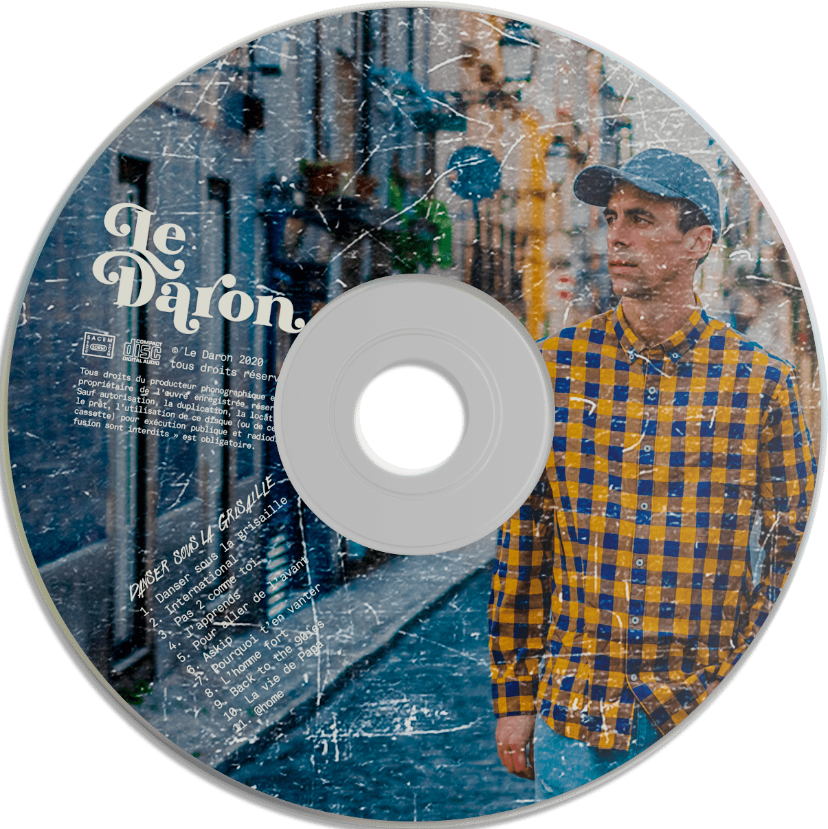 CD - Danser sous la grisaille - Le Daron - ledaronmusic.fr
